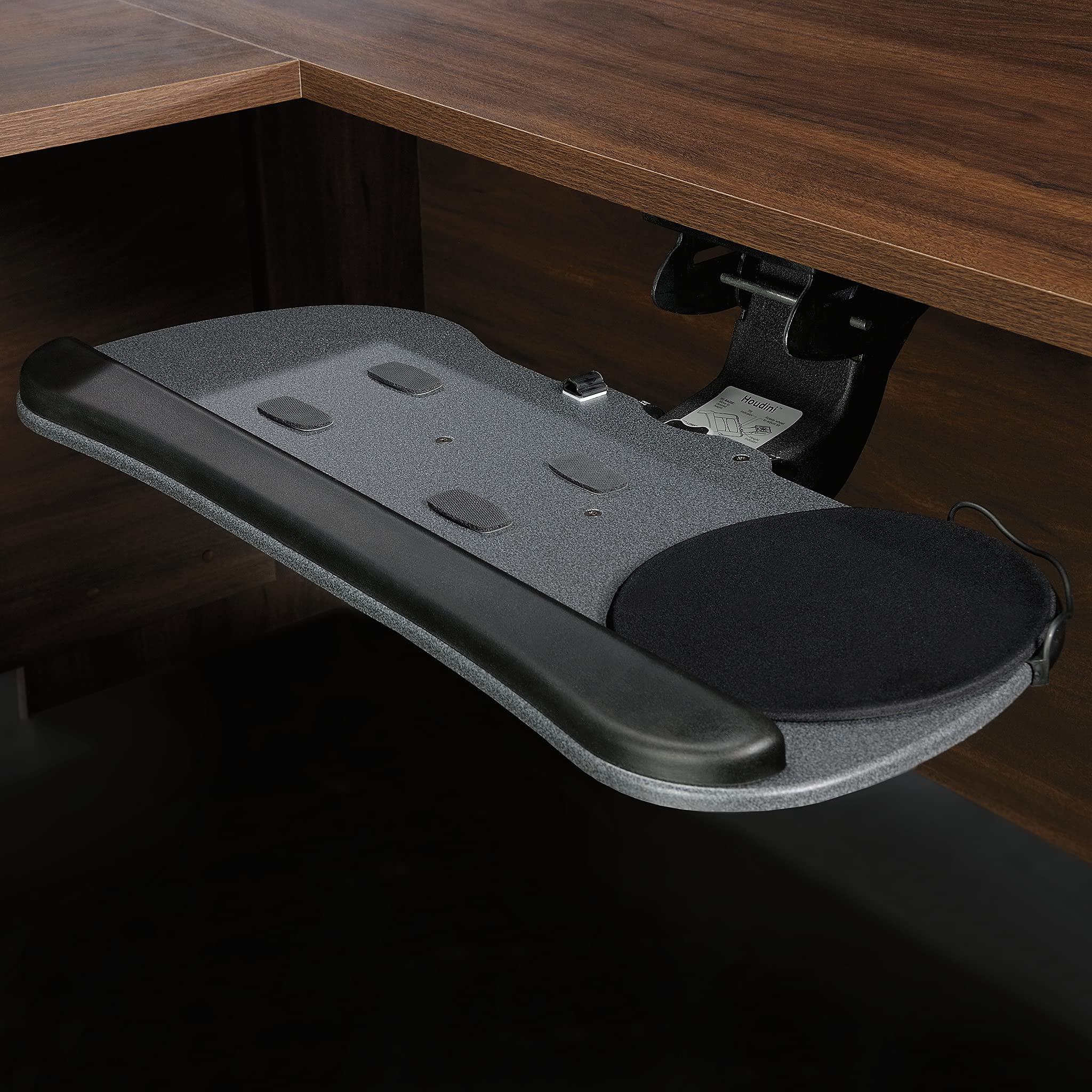 OFFICE WORKS BY SAUDER Articulating Keyboard, Black Finish - Image 3