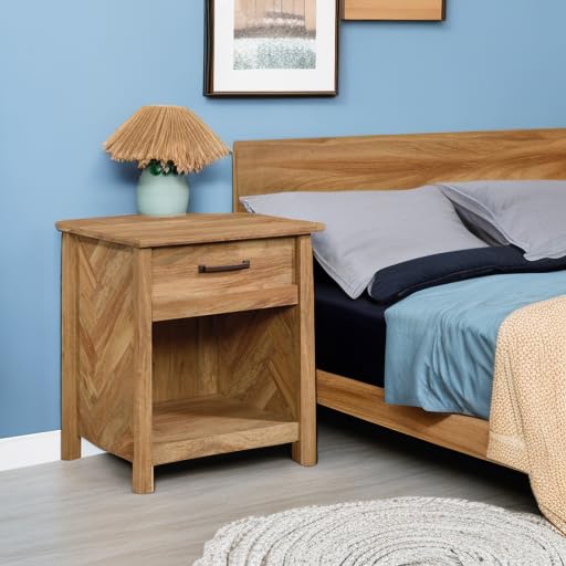 Sauder Cannery Bridge Night Stand with Spacious Drawer, Nightstand for Bedroom, Sindoori Mango Finish - Image 6