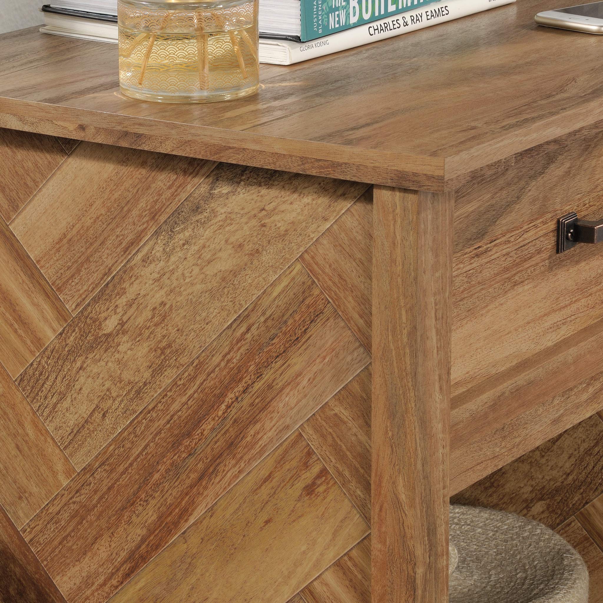 Sauder Cannery Bridge Night Stand with Spacious Drawer, Nightstand for Bedroom, Sindoori Mango Finish - Image 8