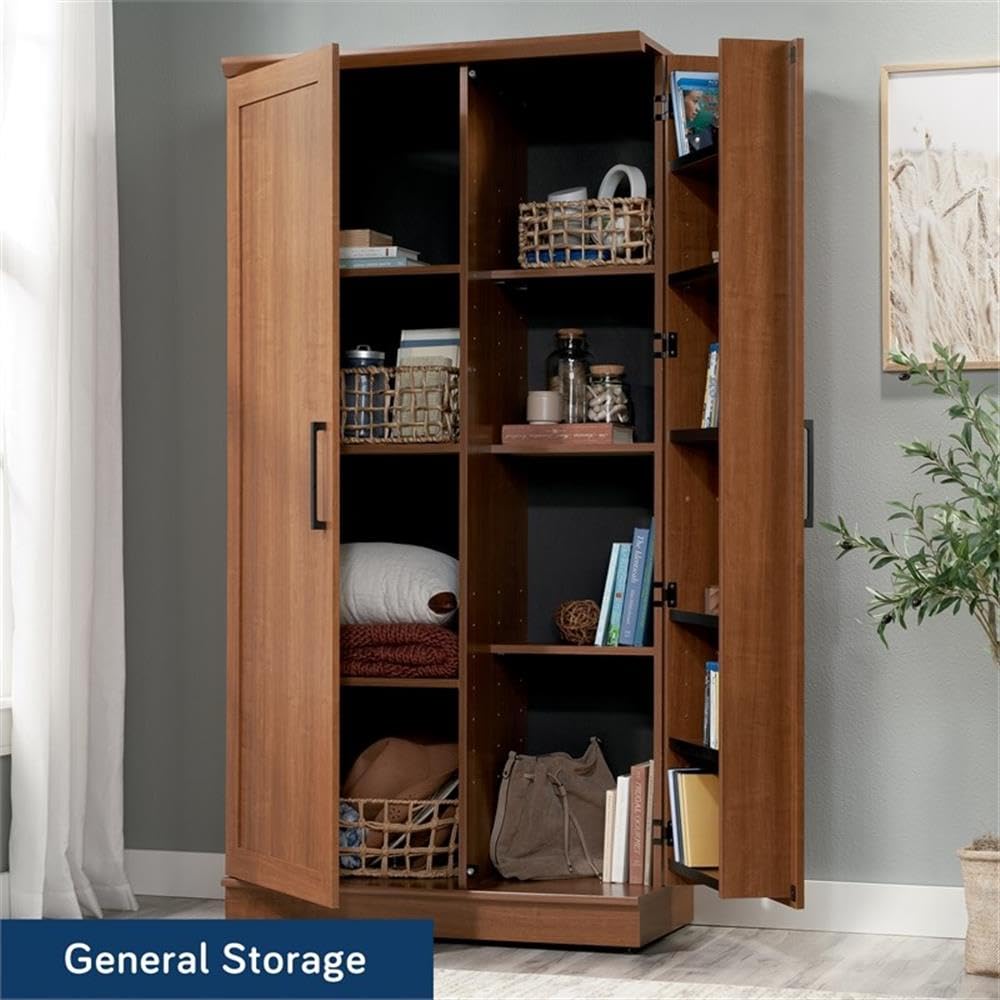 Sauder HomePlus Storage Cabinet/ Pantry cabinets, Sienna Oak finish - Image 5