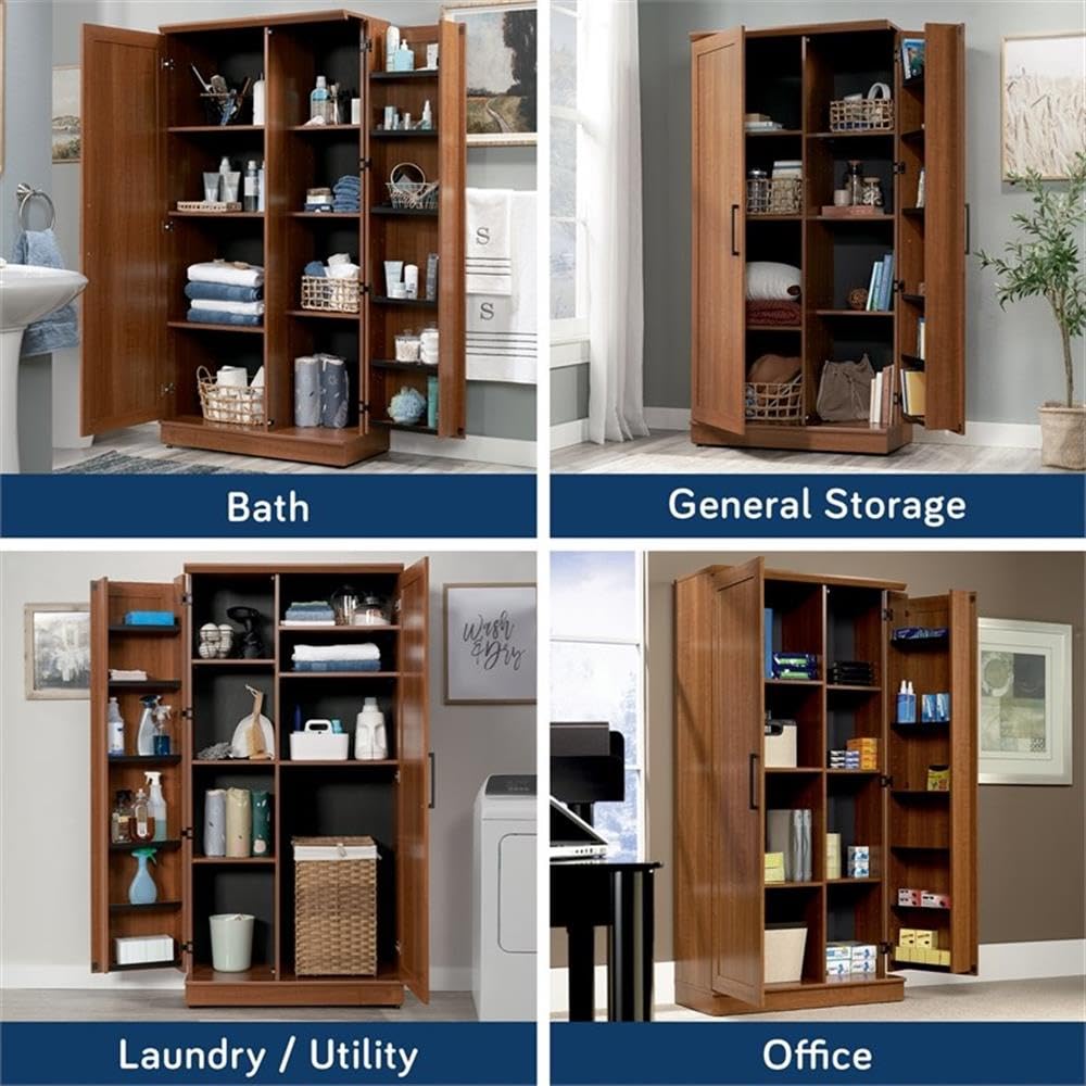 Sauder HomePlus Storage Cabinet/ Pantry cabinets, Sienna Oak finish - Image 6