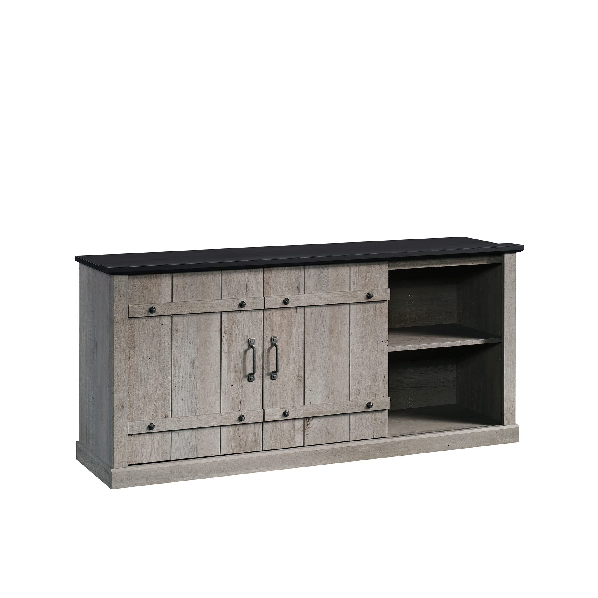 Sauder Misc Entertainment TV Credenza, for TVs up to 70", Mystic Oak Finish - Image 16