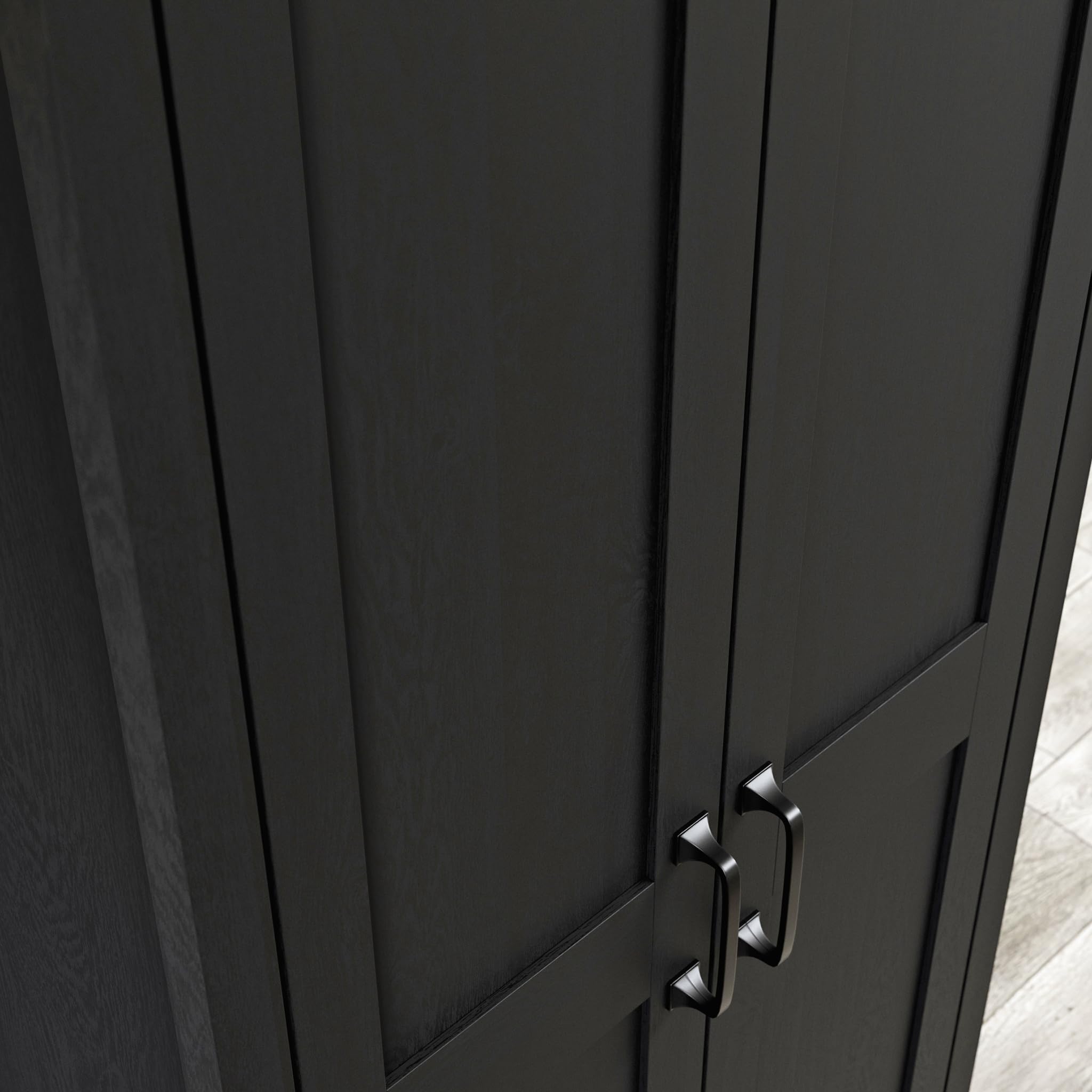 Sauder Select Two-Door Storage Cabinet, Versatile Home Storage Solution, Raven Oak Finish - Image 9