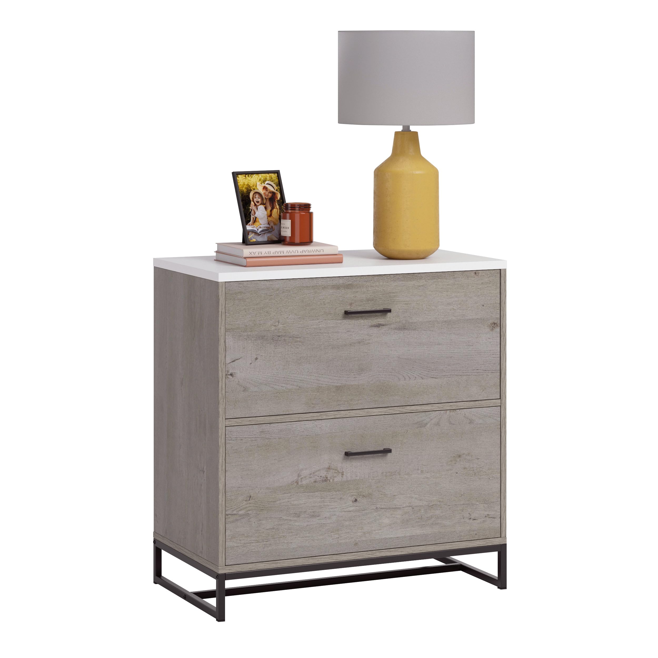 Sauder Tremont Row 2-Drawer Lateral File Cabinet, Mystic Oak Finish - Image 7